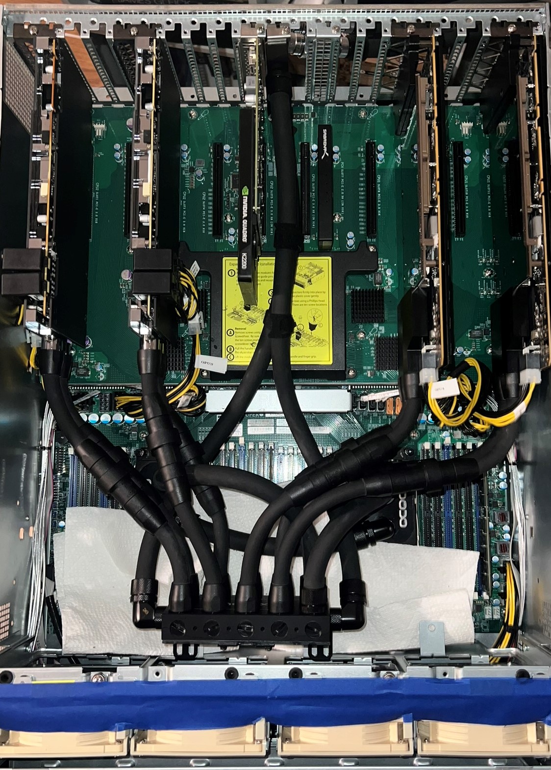 Retrofitting a GPU Server with Liquid-Cooling